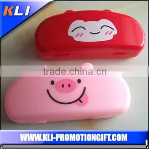 Clear Plastic Eyeglass Cases Glasses Cloth Case thumbnail-3