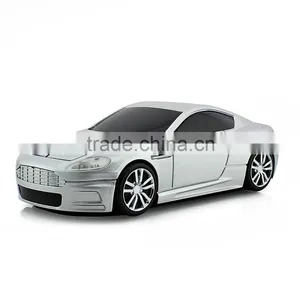 Gray 2.4GHz Wireless Aston Matin Car Shaped Game Optical Mouse thumbnail-2