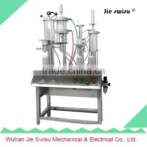 10ml to 750ml Semi Automatic Aerosol Spray Filling Machine ,aluminum Aerosol Spray Bottle Filling Machine thumbnail-1