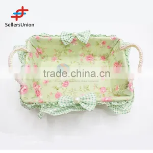 2017 No.1 Yiwu Agent Hot Sale Export Commission Agent Wholesale Rectangle Green Basket/Flower Basket thumbnail-1