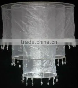 White Silk Chandelier Lanterns thumbnail-1