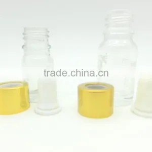 5ml 10ml Mini Clear Glass Essential Oil Liquid Empty Bottle With Rubber Stopper thumbnail-2