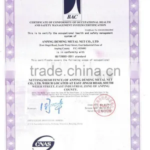 Quality & Company Certificate - Anping Deming Is Your Best Choice thumbnail-3