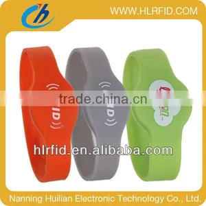 LF TK4100 Silicone Rfid Bracelet Tag,waterproof Swimming Wristbands for Water Parks/theme Parks thumbnail-2