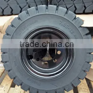 Lift Truck 6.50-10 7.00-12 Solid Forklift Tire Rubber Pressure thumbnail-4