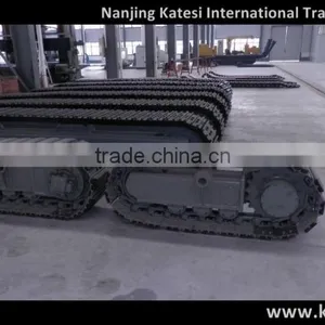 Mini Crawler Undercarriage Rubber Track Chassis for Excavator, Drill Machine,mining,screening thumbnail-2