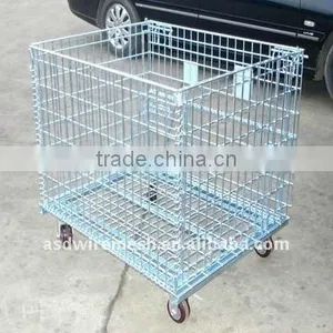 Steel Collapsibe Wire Mesh Container thumbnail-1