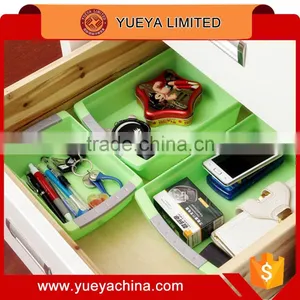 Home Office Drawer Organizer Sorter Case/desktop Stuff Organizer Box Set of 3-Green thumbnail-1