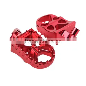 CNC Footpeg Footrests For Honda CR125 CR250 1995-1999 CR500 1995-2005 thumbnail-3