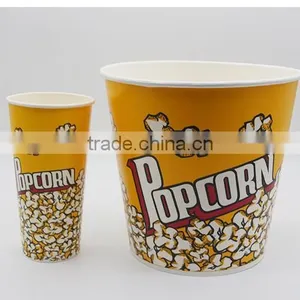70oz Disposable Paper Popcorn Bucket, Popcorn Cups thumbnail-3