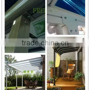 Clear Bayer Material Gazebo.balcony Cover.our Door Covers, thumbnail-1