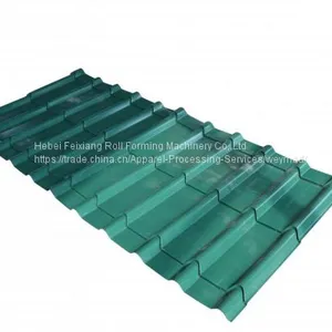 Steel Glazed Roof Tile Roll Forming Machine thumbnail-1
