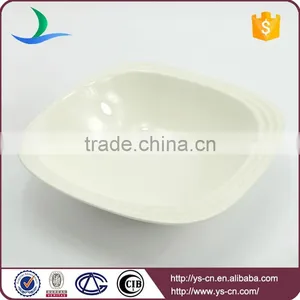 Wholesale Custom White Ceramic Serving Bowl Set thumbnail-3