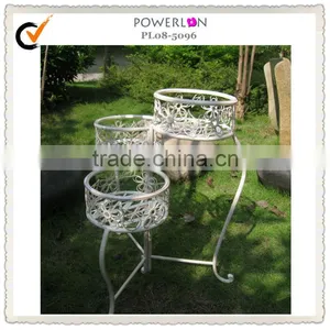 Powerlon Wrought Iron Metal Flower Pot Stand thumbnail-2
