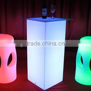 Sigma LED Table Bar Furniture Set Outdoor Bar Chairs for Sale thumbnail-1
