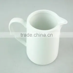 Stock Pure White Porcelain 200ml Milk Pot for Hotel Used thumbnail-2