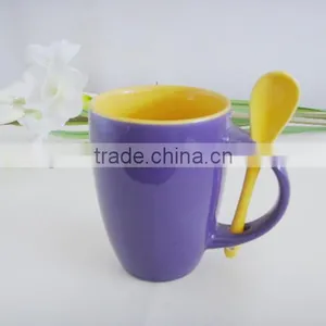 Ceramic Mug With Spoon thumbnail-1