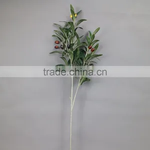 Artificial Olive Branch Silk Olive Branch Plastic Olive Branch thumbnail-1