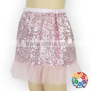 Latest Fashion Dresses Girls Glitter Sequin Tutu Toddler Pink Tutu Skirt for 2 Year Old Girl Dress thumbnail-5