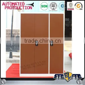 Henan Steelite 3 Door Metal Wardrobe Godrej Almirah Designs With Price thumbnail-2