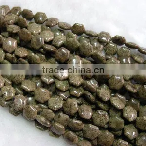 Wholesale Jewelry Fashion Hexagon Shape Turquoise Loose Beads Strand thumbnail-1