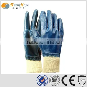 Sunnyhope Jersey Lined Full Coated Oil Industrial Work Gloves thumbnail-1