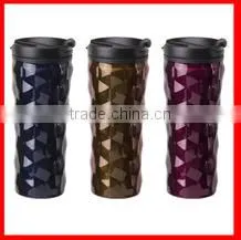 450ml Double Walled SS Travel Mug, Pressed Body thumbnail-1