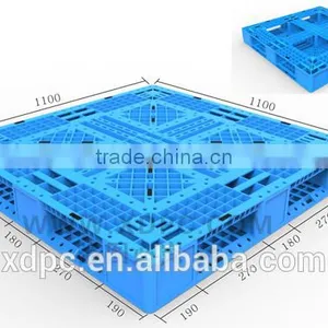 Open Deck Six Runner Plastic Pallet thumbnail-1