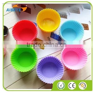 Silicone Cake Cupcake Mold Case Muffin Chocolate Cookie Baking Mould thumbnail-1
