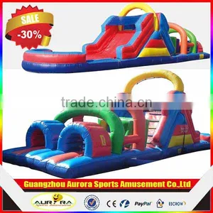 High Quality Kids Obstacle Course Equipment With Customized Size thumbnail-1