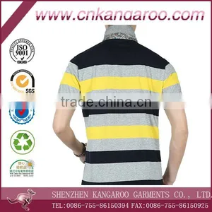7 Years Experience Embroidered Logo High Quality Cotton Short Sleeve Mens Wholesale 2014 Fashion Style Custom Polo Shirt thumbnail-1