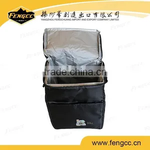 Promotonal and Gift Sweden Insulated Black Colored Food Lunch Wine and Beer Cooler Bag thumbnail-2