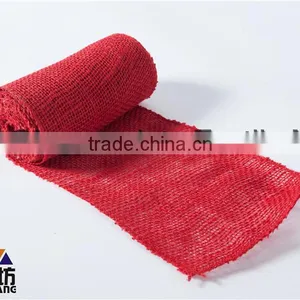 Swen Edge Jute Ribbon Red Color in Roll 5''*5Y Long thumbnail-1