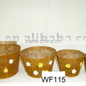 Fiber and Moss Flowerpot thumbnail-1