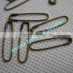 Bronze Color Fashion French U Shape Hang Tag Pin thumbnail-2