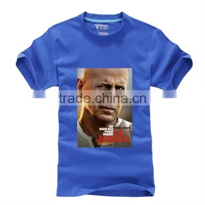 2013 Die Hard Bruce Willis Willis Men's and Women's Cotton Short-sleeved T-shirt Nanchang thumbnail-1