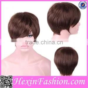 Lover-beauty Short Cheap Brown Hairpiece Wholesale thumbnail-1