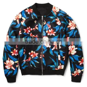 Custom Sublimated Man Woman Winter Casual Jackets, Bomber Jackets Wholesale thumbnail-2