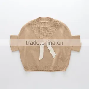 New Model Batwing Sleeve Hand Knit Childrens Baby Girls Sweater Outwear thumbnail-5