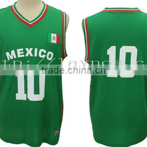 Green Color Basketball Jersey for Team thumbnail-1