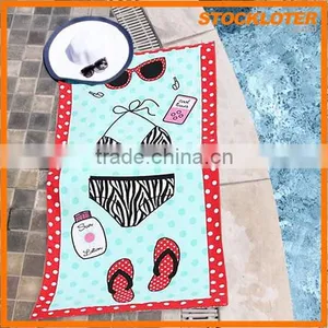 Terry Beach Towel Round Beach Towel Wholesale 150913 thumbnail-1