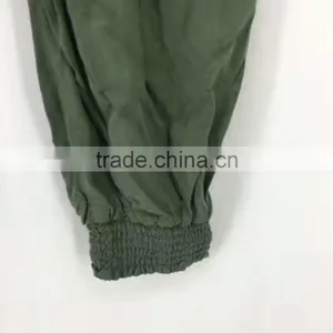 China Suppliers Stocklots Women 100%rayon Army Trousers thumbnail-2
