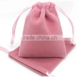 Cheap Velvet Drawstring Spout Pouch Bag Customized Velvet Jewellery Pouch Bag/jewelry Pouch Wholesale thumbnail-4