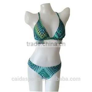 Top Quality Body Fit Malachite Green Sexy Women Bikini Swimwear thumbnail-1
