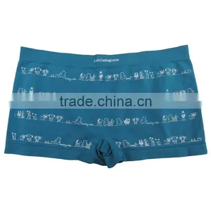 Wholesale Polyamide Seamless Boxers Shorts Cute Young Girls' Underwear thumbnail-2