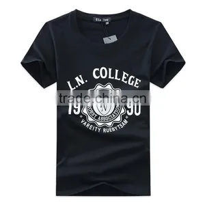 Top Quality Wholesale 100% Cotton T Shirt For Men thumbnail-5