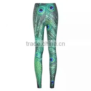 Wholesale Sublimation Compression Pants Elastic Band Pants High Quality Yoga Pants thumbnail-1