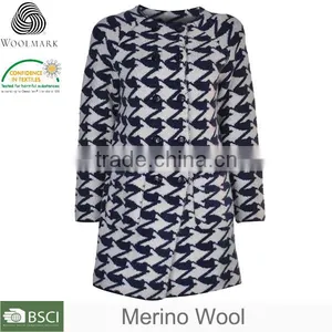 Wholesale Custom 100% Cotton Lady Sweater thumbnail-1