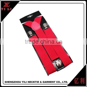 Latest Design Cheap Portable Men Colored Adjustable Suspender thumbnail-2
