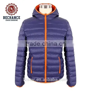 OEM Custom Hot Sell Men's Foldable Ultralight Down Jacket M1014 thumbnail-1